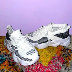 Truffle Collection Knit Bubble Sole Sneakers